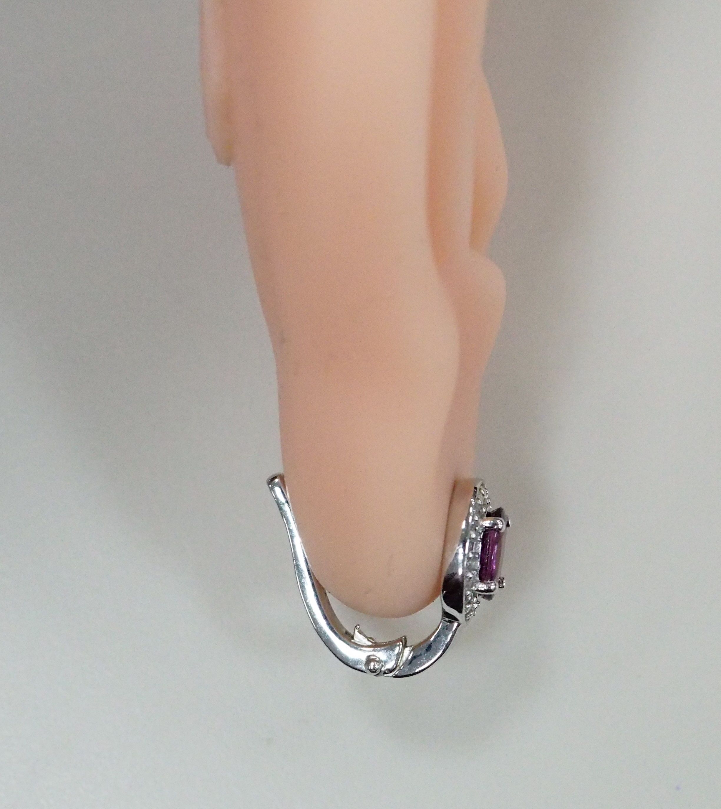 Серебряные серьги с гранатами Умбалит